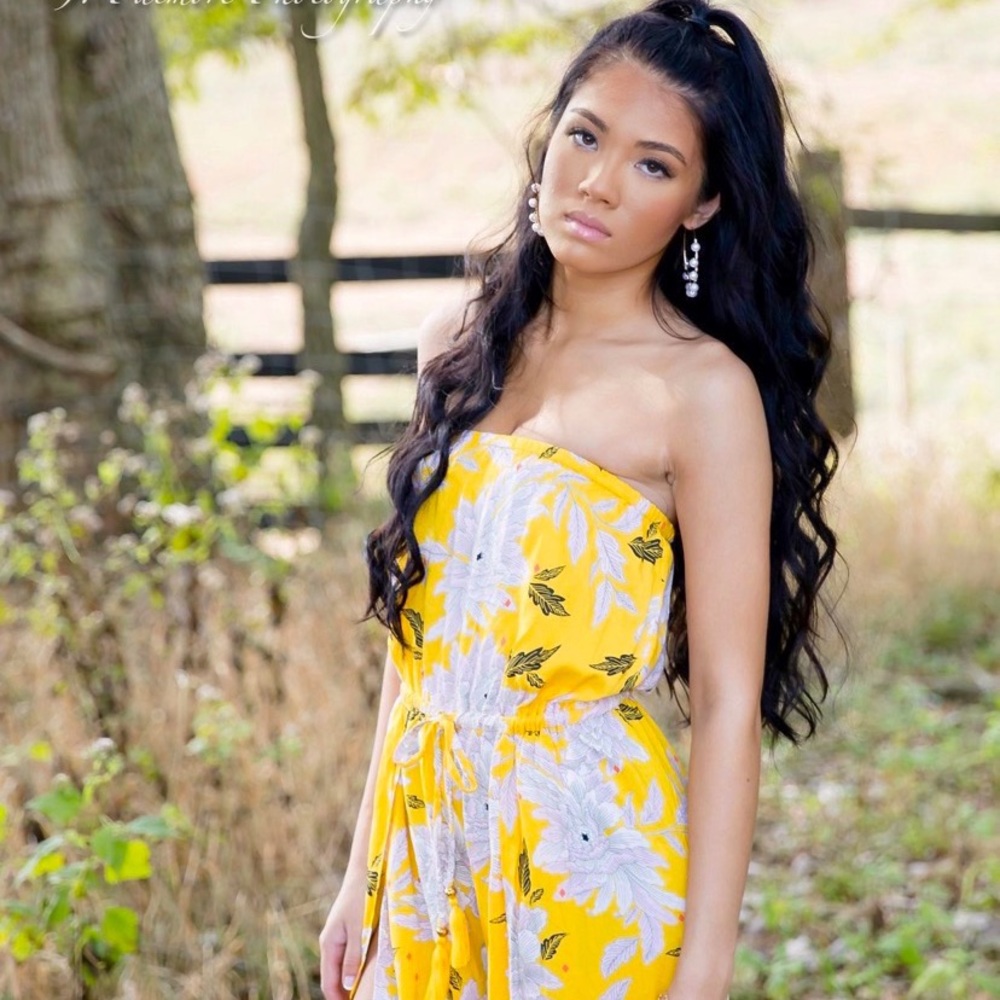 Yellow romper